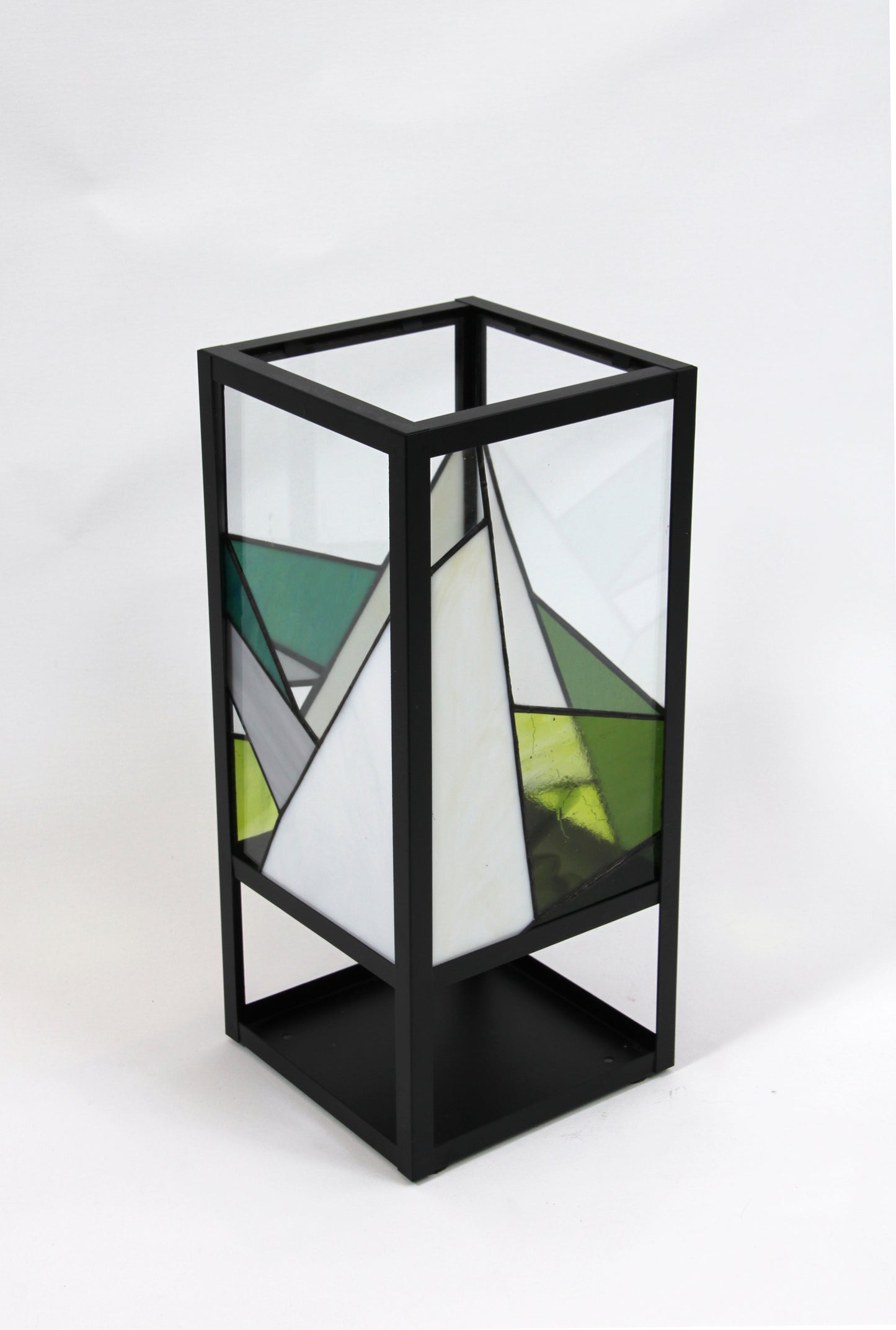 Lykt 3 – glasskunst av Berit Sviland fra andre siden