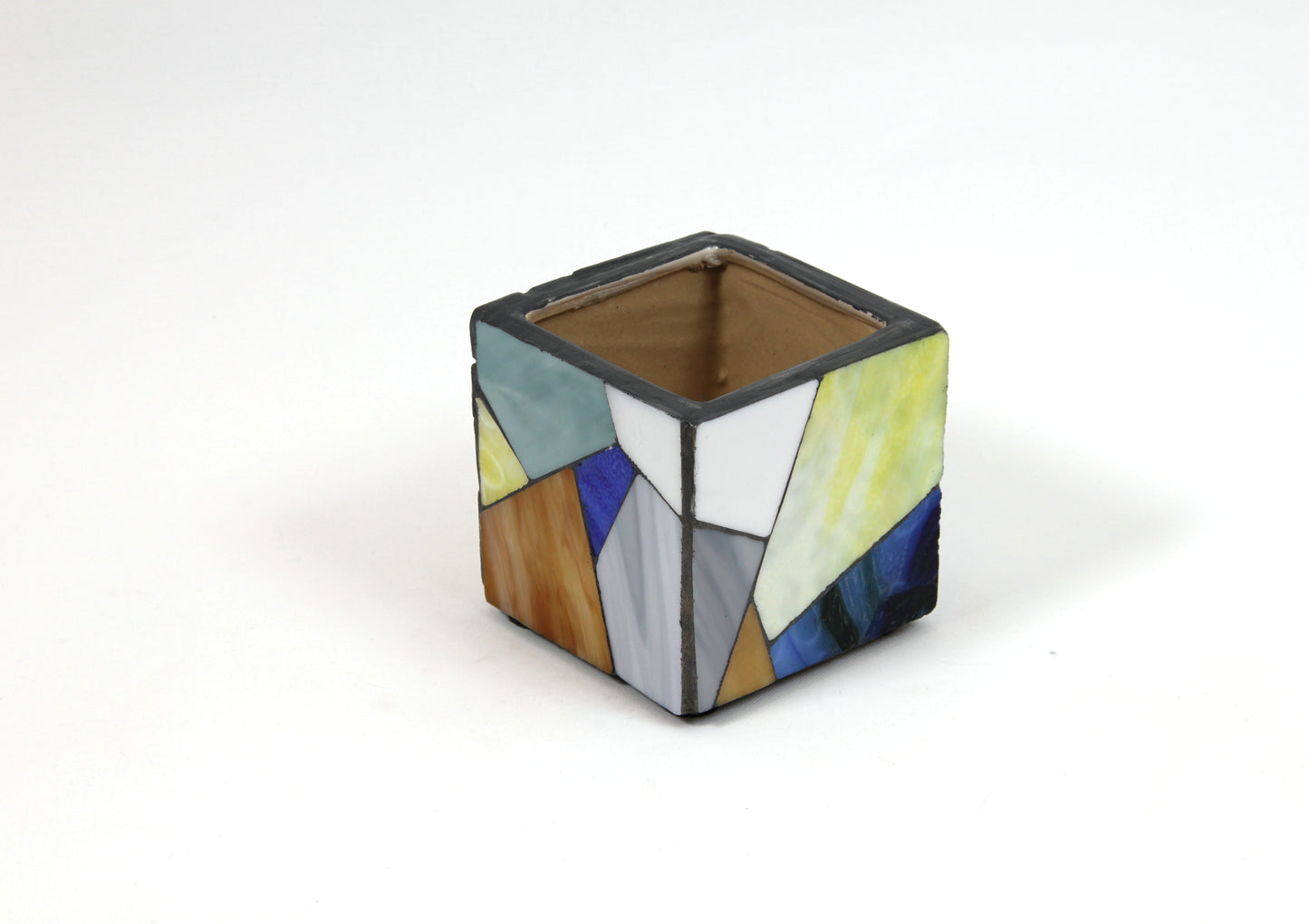 Skål 4 – glasskunst av Berit Sviland fra motsatt side