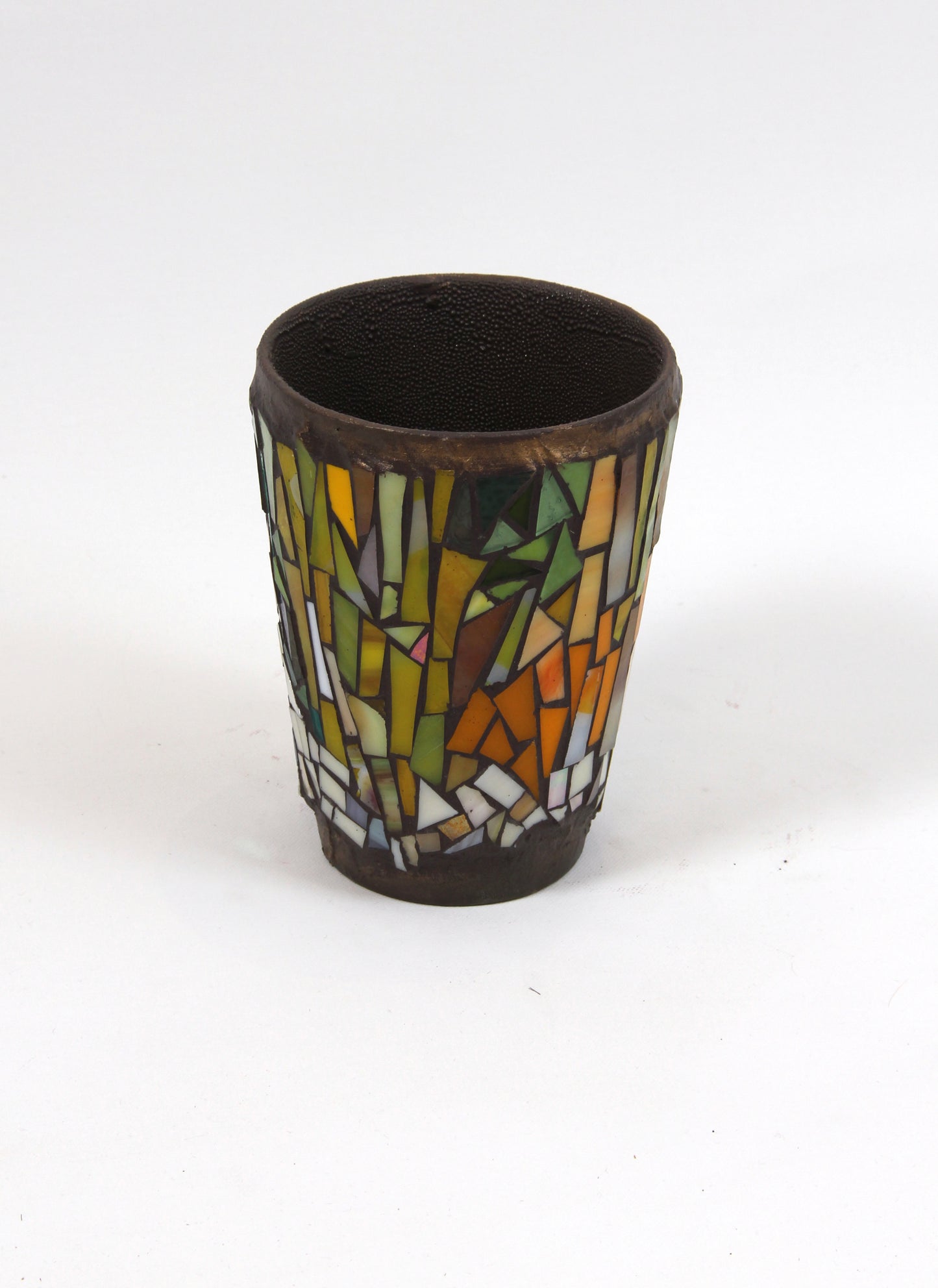 Vase 5 – glasskunst av Berit Sviland fra motsatt side
