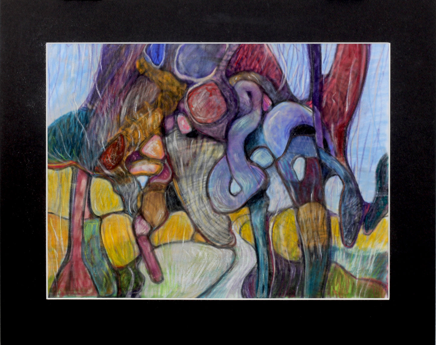 Overganger – pastell tegning av Berit E. Sviland | Galleri Drøbak