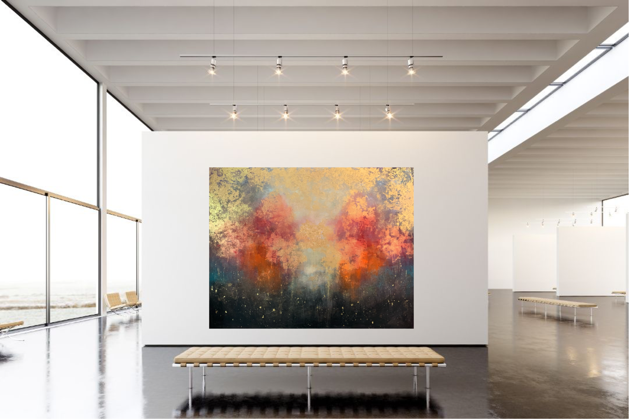 Høst – akrylmaleri av Marit Junge - gallerivisning