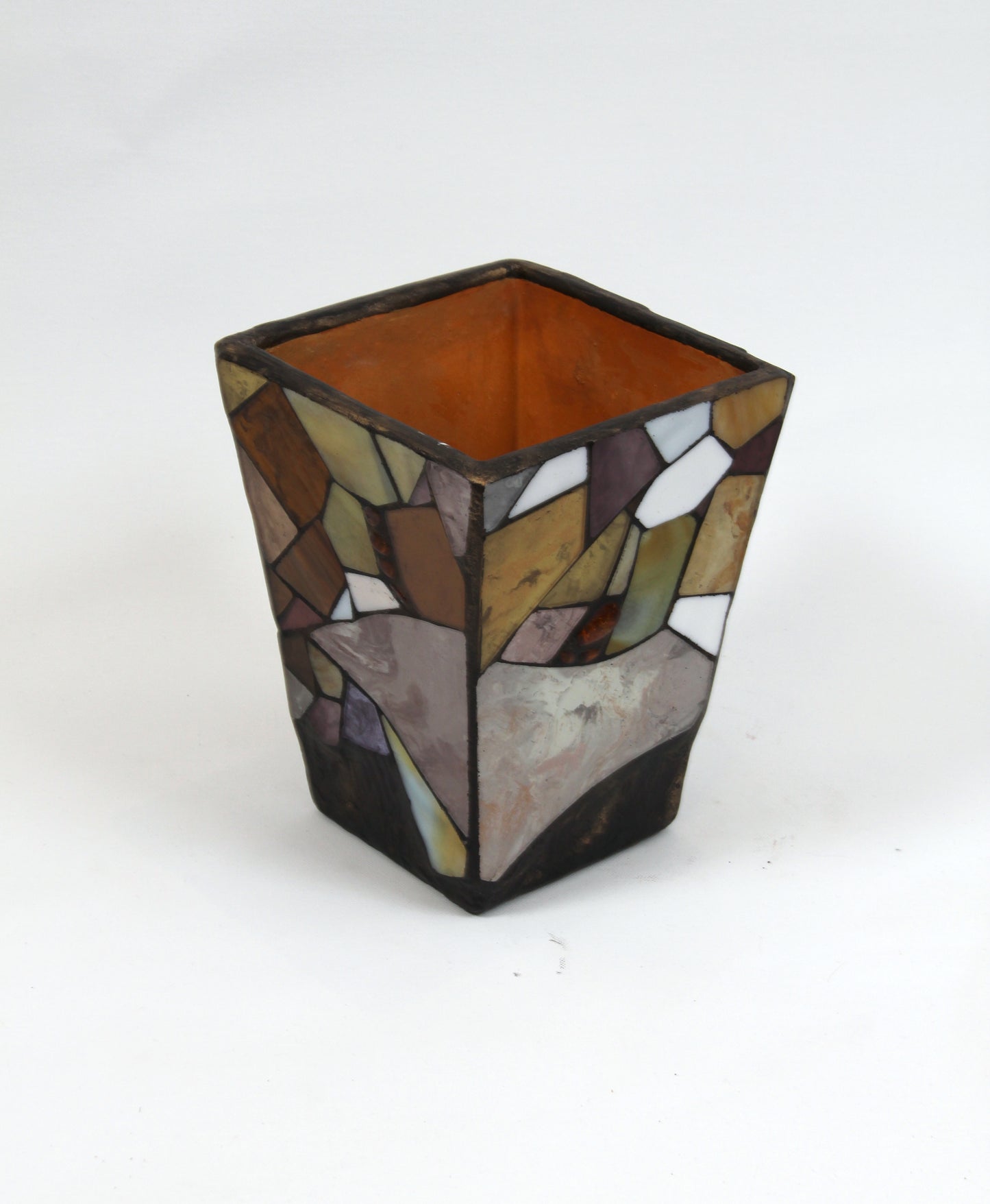 Vase 6 – glasskunst av Berit Sviland fra motsatt side