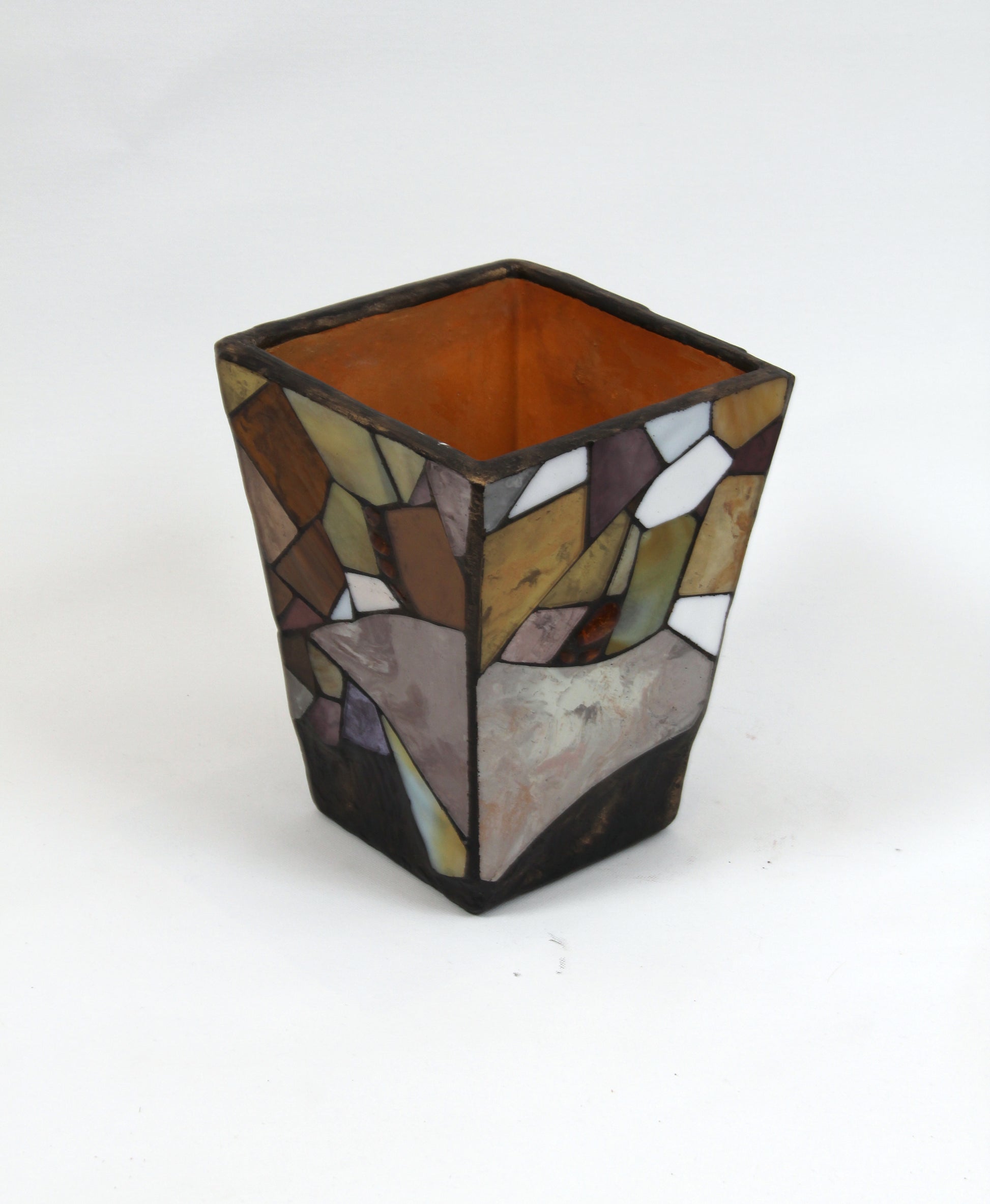 Vase 6 – glasskunst av Berit Sviland fra motsatt side