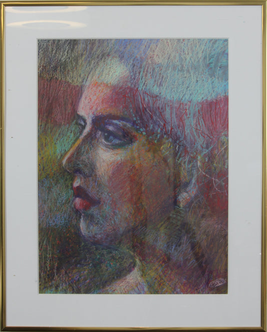 Rita – pastell tegning av Berit E. Sviland | Galleri Drøbak