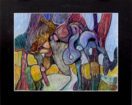 Overganger – pastell tegning av Berit E. Sviland | Galleri Drøbak