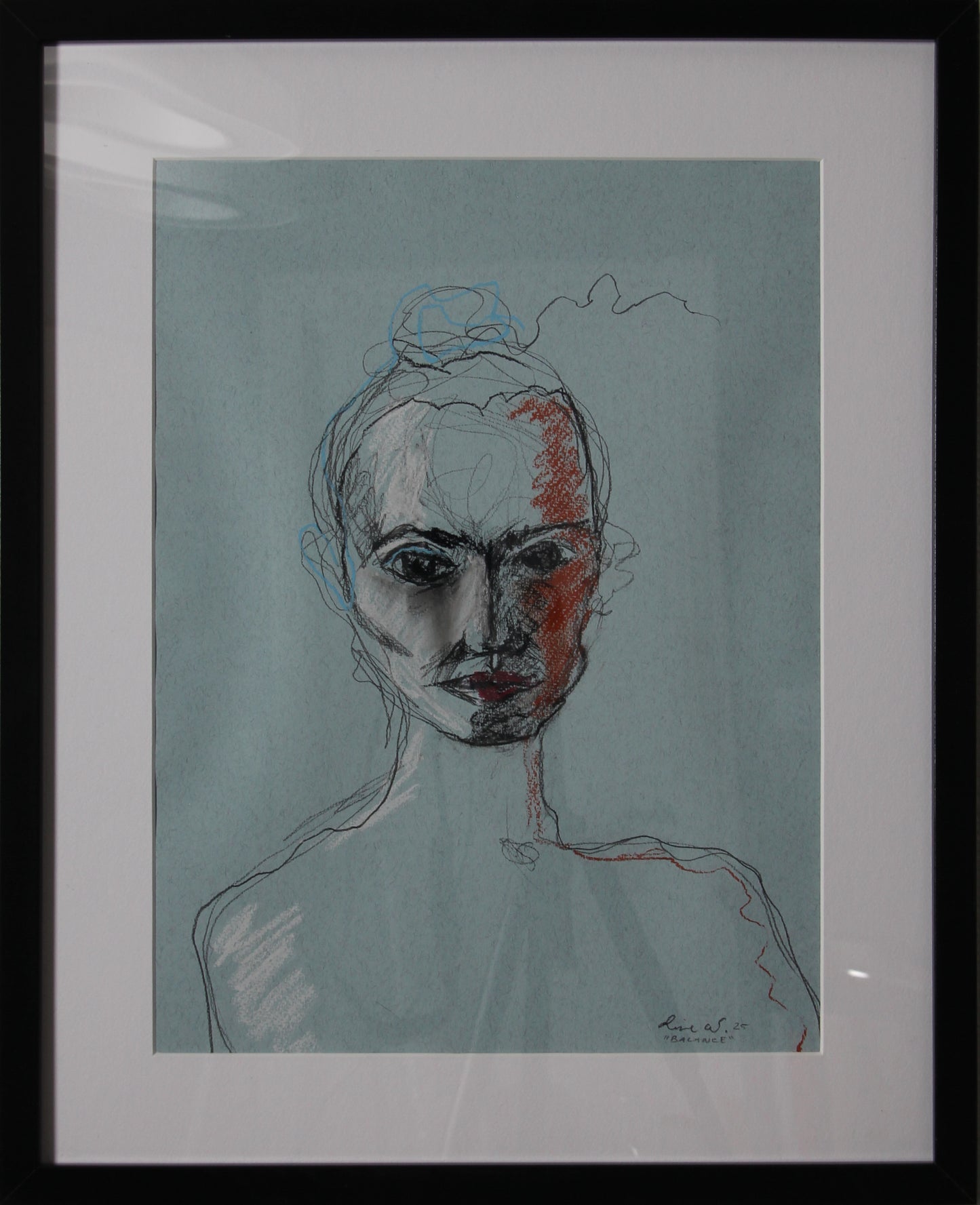 Balance – softpastell av Line Westgaard | Galleri Drøbak