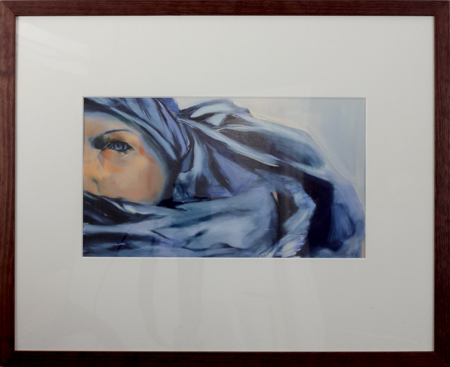 Blå stillhet – fine art print av Stine Edvartsen | Galleri Drøbak
